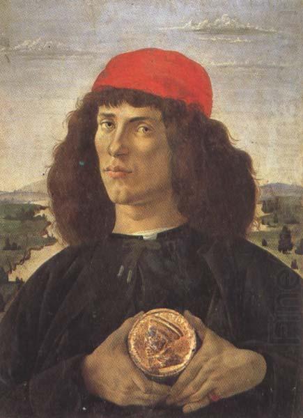 Young Man With a Medallion of Cosimo (mk45), Sandro Botticelli